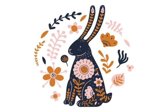 Download Ethnic Rabbit. Decorative Tribal Animal - Animal Collection