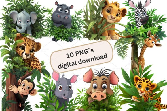 Download Jungle Animal Clipart, PNG 3S-3 - Animal Collection