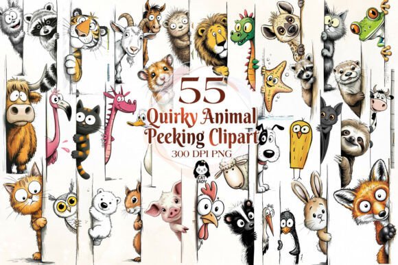 Download Mega Quirky Animal Peeking Around Corner - Animal Collection