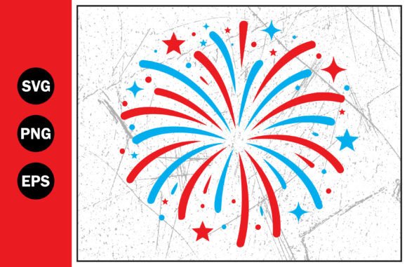 Download Red Blue Fireworks Vector Clipart Svg - Vector clipart Collection